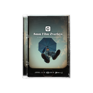 8mm Film Overlays Digital Editing Assets